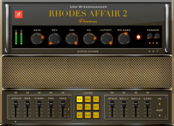 Audiolounge Urs Wiesendanger Rhodes Affair 2 Premium MacOSX AU VST screenshot