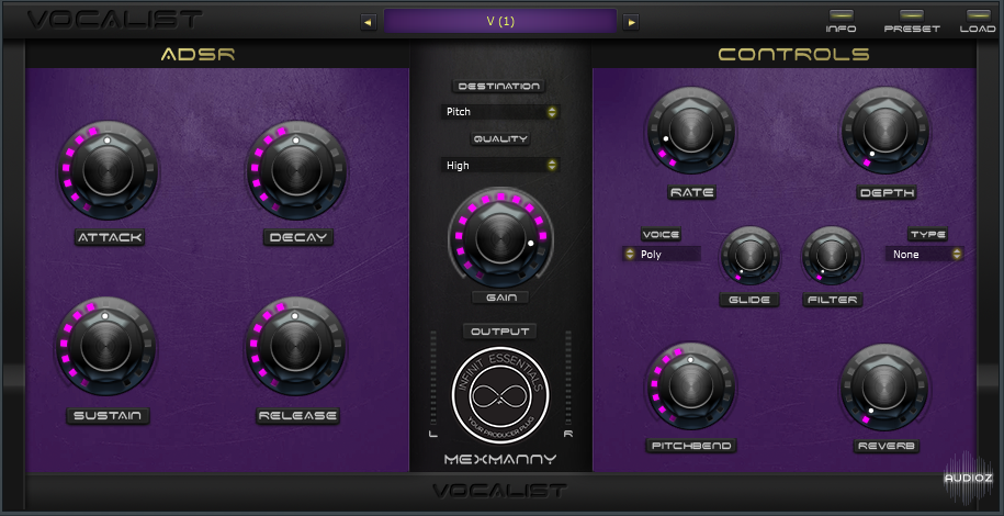 Infinit Essentials Vocalist v1.0 RETAiL WiN OSX-DECiBEL screenshot