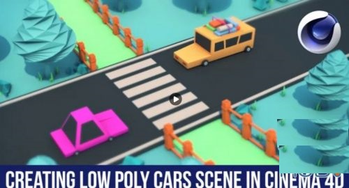 Skillshare – Create a Low Poly Cars Scene in Cinema 4d