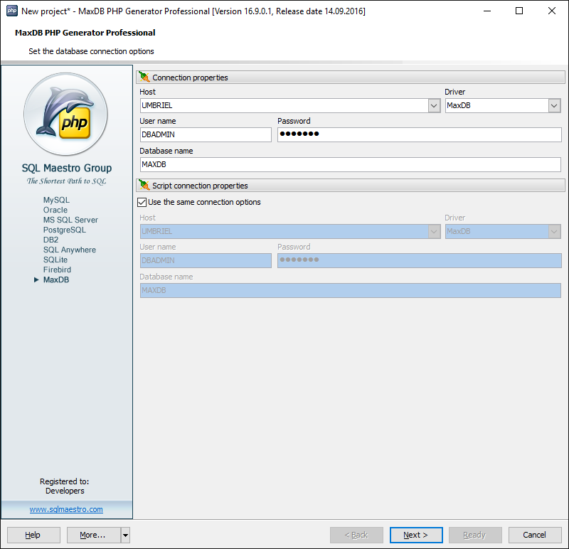 SQLMaestro MaxDB PHP Generator 18.3.0.8 Multilingual