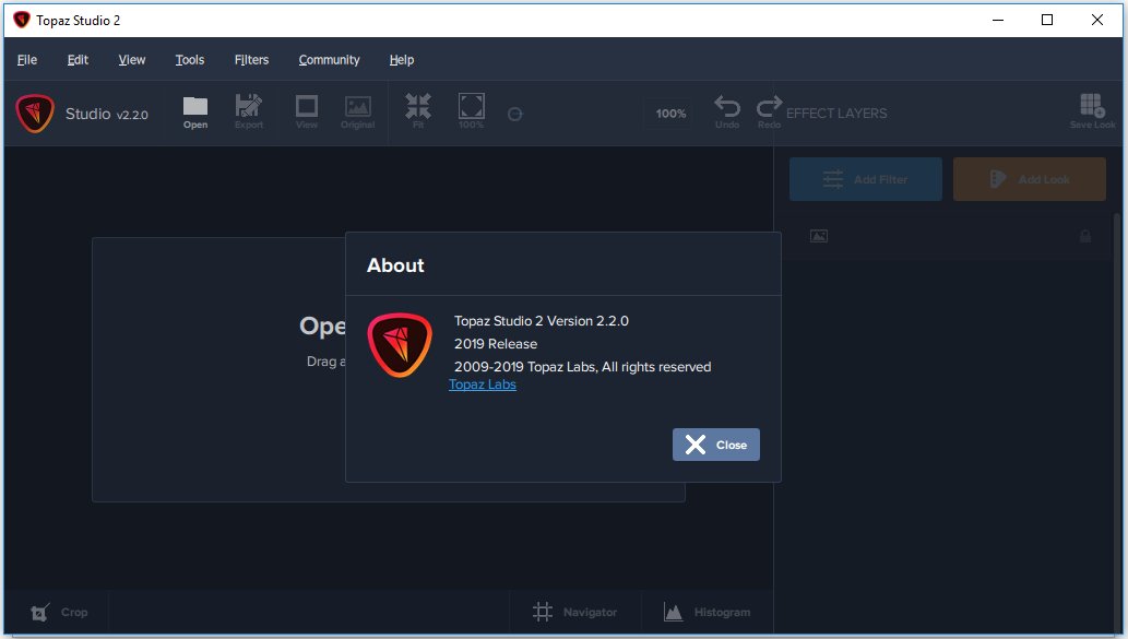 Topaz Studio 2.2.0