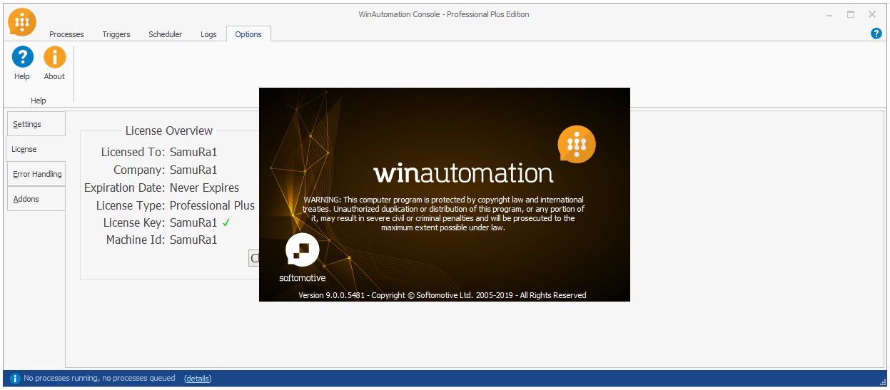 WinAutomation Professional Plus 9.0.0.5481