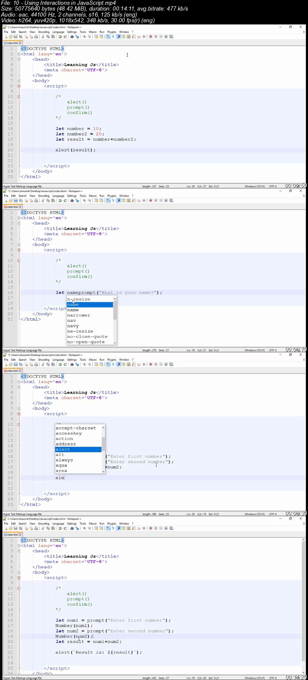 JavaScript Series: Developing a Proficiency in JavaScript (JavaScript Fundamentals)