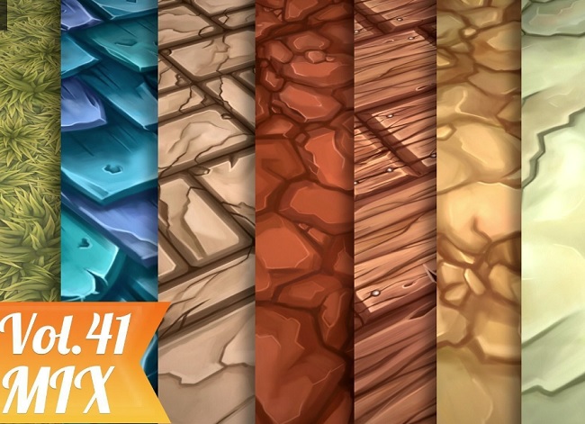 CGTrader – Stylized Mix Vol. 41 – Hand Painted Texture Pack