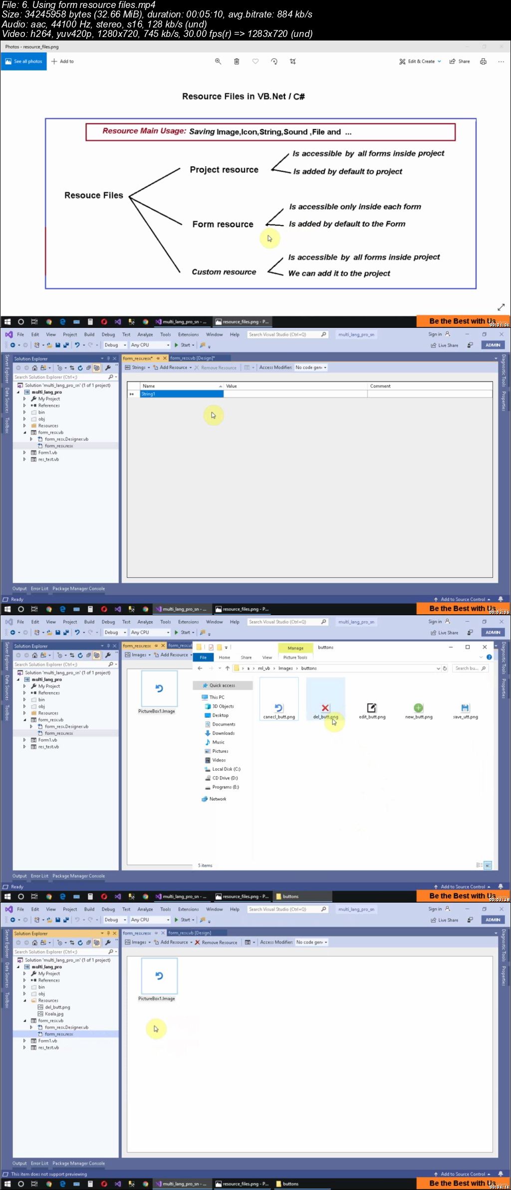  Build Multi language Apps in VB .Net|Visual Basic.Net 