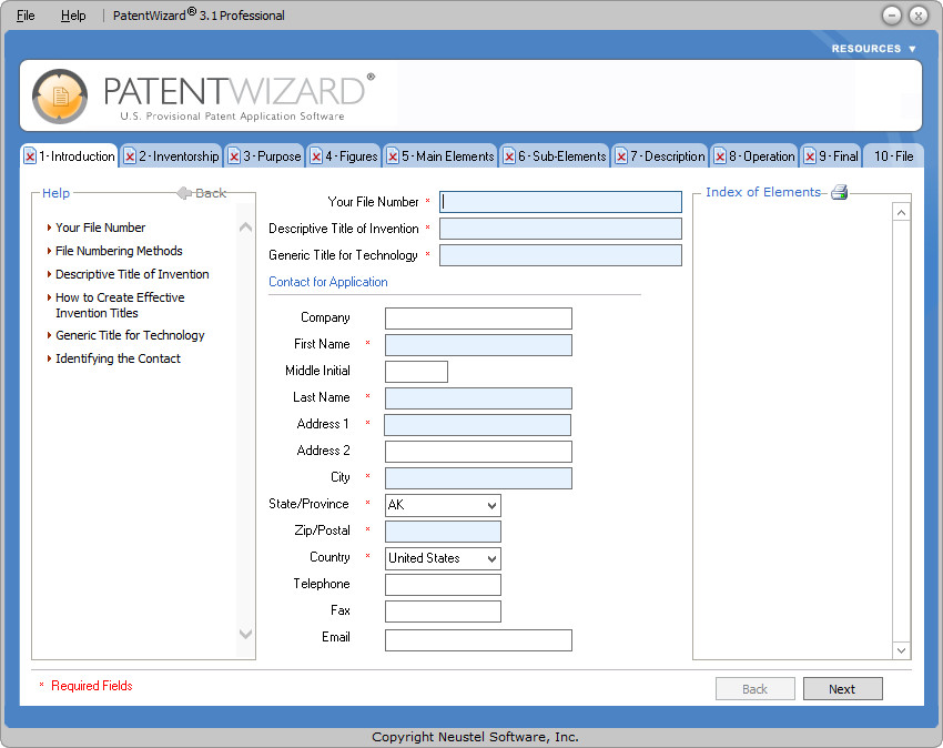 PatentWizard Professional 3.1.0