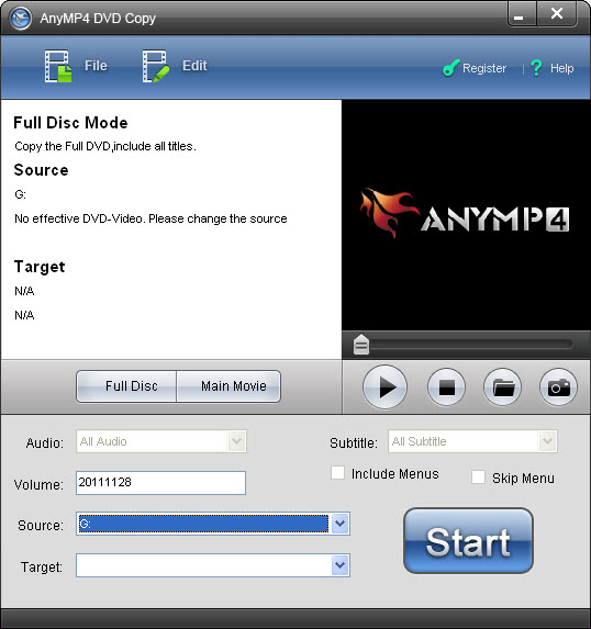 AnyMP4 DVD Copy 3.0.6