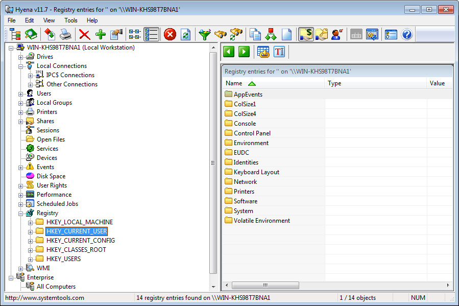 SystemTools Hyena 13.0.2