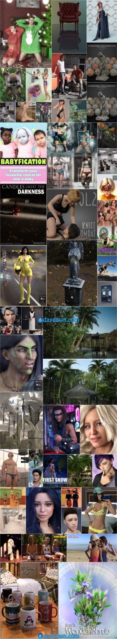 Daz 3D, Poser Bundle 4 December 2019