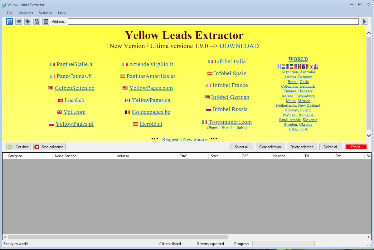 Yellow Leads Extractor 6.0.0 Multilingual