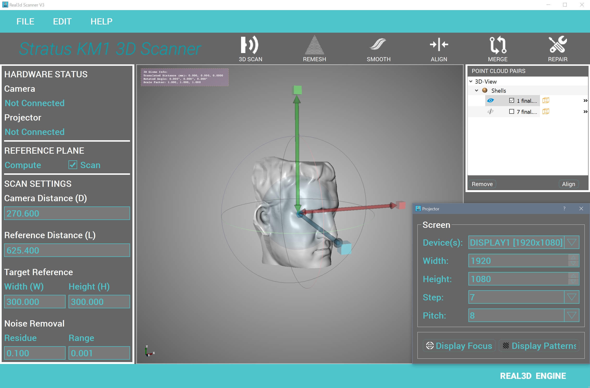 Real3D Scanner 3.0.303