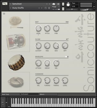 Soniccouture Samulnori Percussion v1.5.0 KONTAKT screenshot