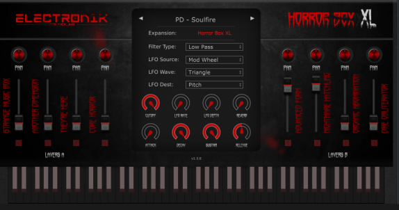 Electronik Sound Lab Horror Box XL v1.3.1 [WiN-OSX] RETAiL-SYNTHiC4TE screenshot