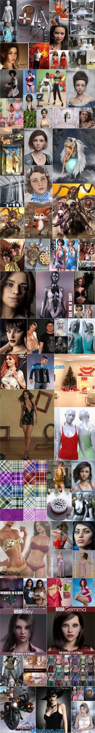 Daz 3D, Poser Bundle 5 December 2019