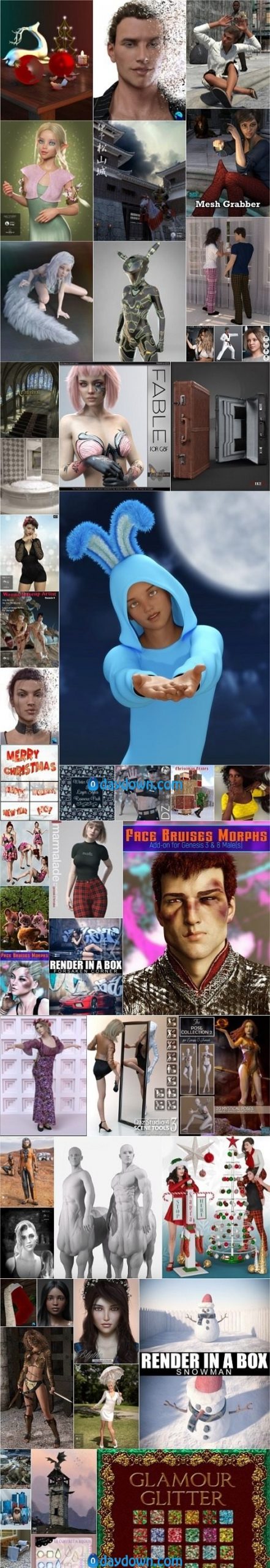 Daz 3D, Poser Bundle 6 December 2019