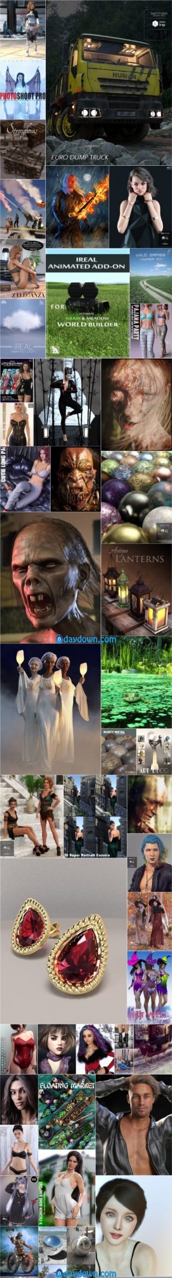 Daz 3D, Poser Bundle 7 December 2019