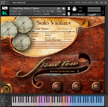 Kirk Hunter Front Row Violins KONTAKT MERRY XMAS-SYNTHiC4TE screenshot