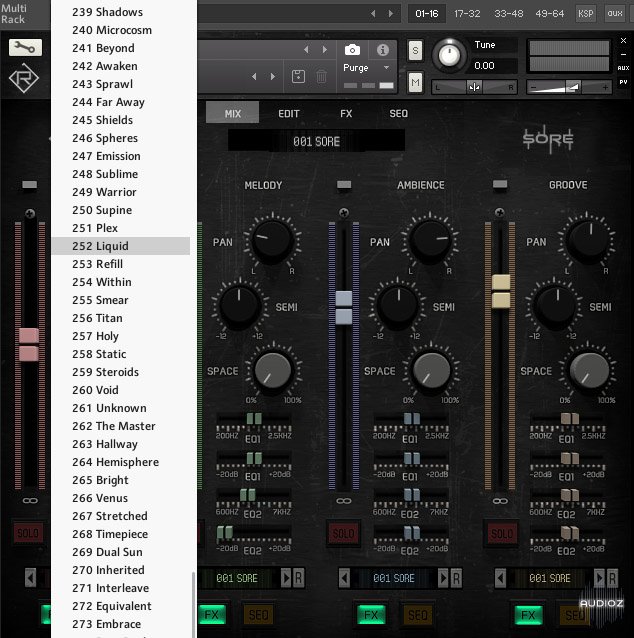 Rigid Audio Sore v1.0 KONTAKT MERRY XMAS-SYNTHiC4TE screenshot