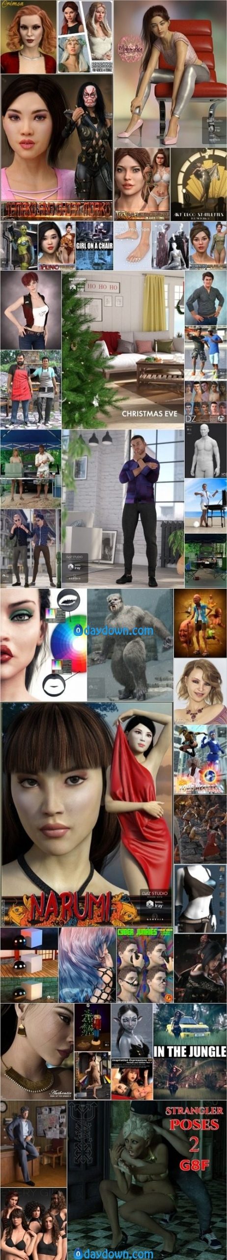 Daz 3D, Poser Bundle 8 December 2019