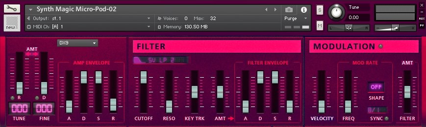 Synth Magic Micro Pod 2 Grand KONTAKT HAPPY NEW YEAR screenshot