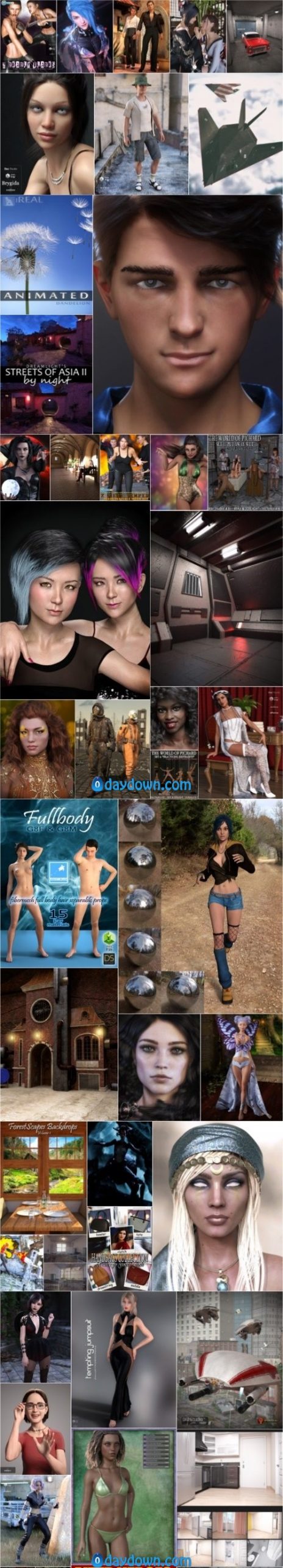 Daz 3D, Poser Bundle 9 December 2019