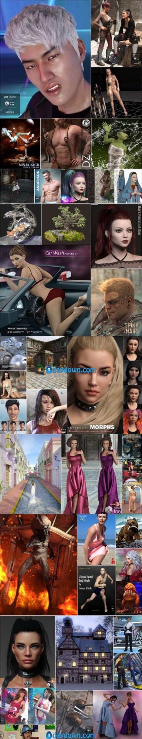 Daz 3D, Poser Bundle 4 January 2020