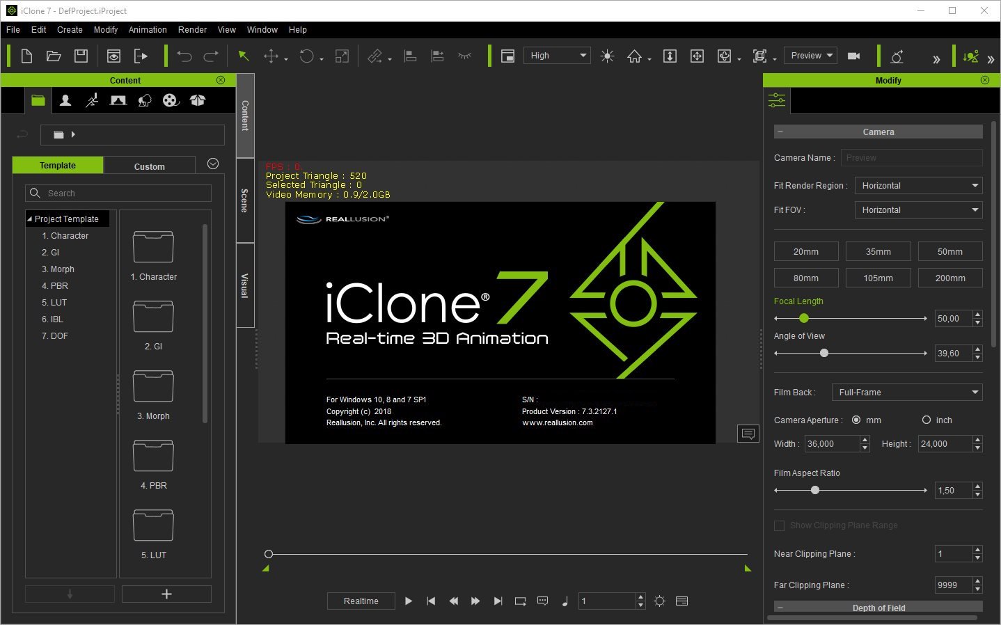 Reallusion iClone Pro 7.3.2127.1