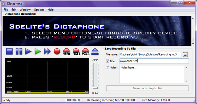 3delite Dictaphone 1.0.40.222