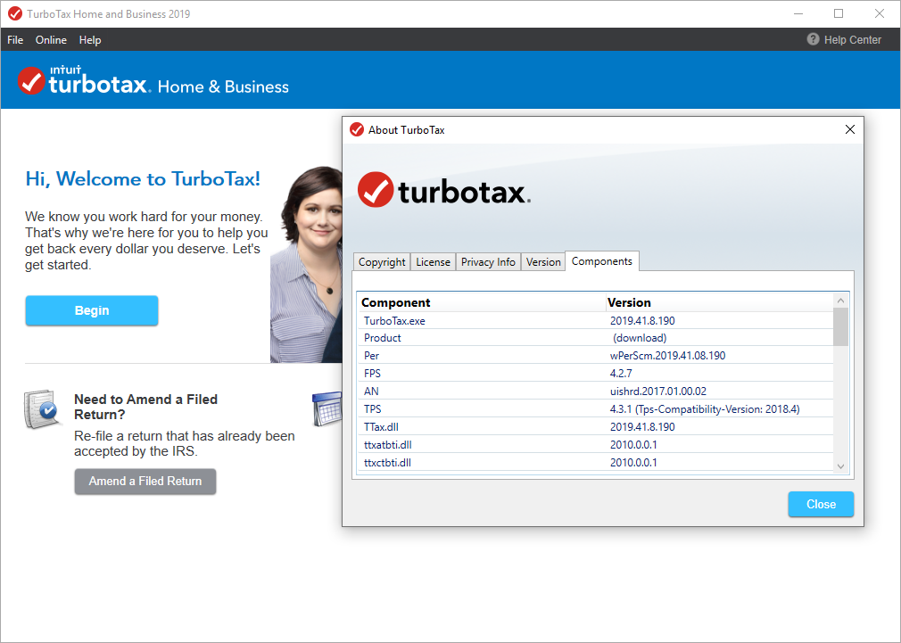 Intuit TurboTax All Editions 2019 v2019.41.8.190