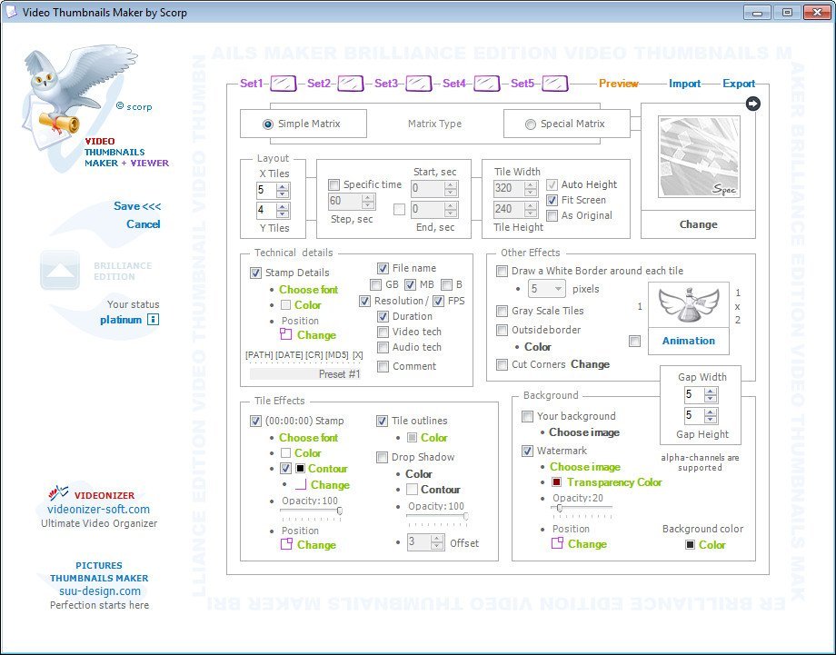 Video Thumbnails Maker Platinum 11.0.0.3 Multilingual