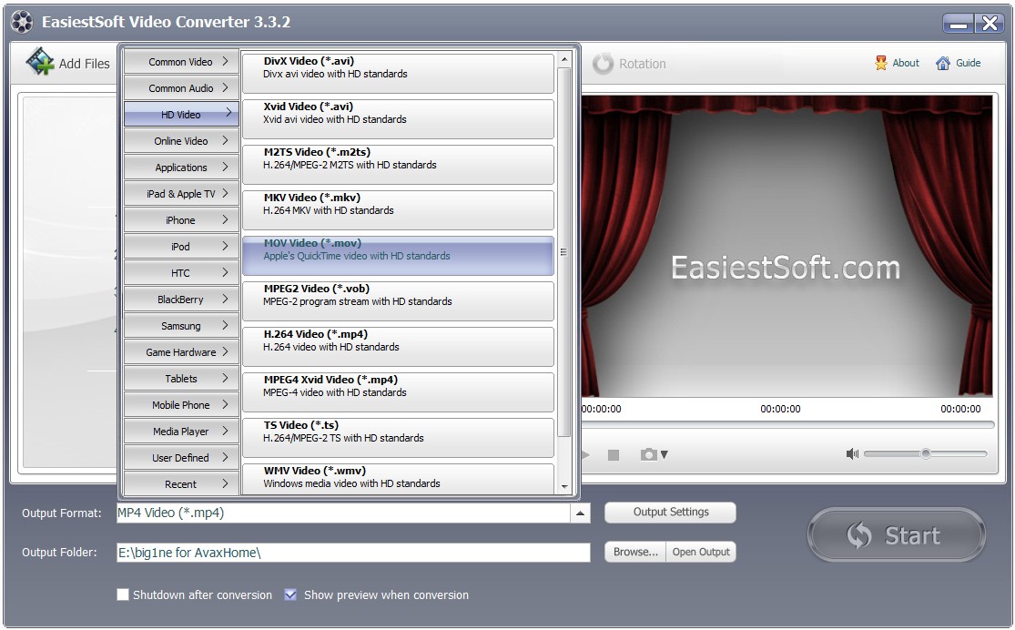 EasiestSoft Video Converter 3.9.0