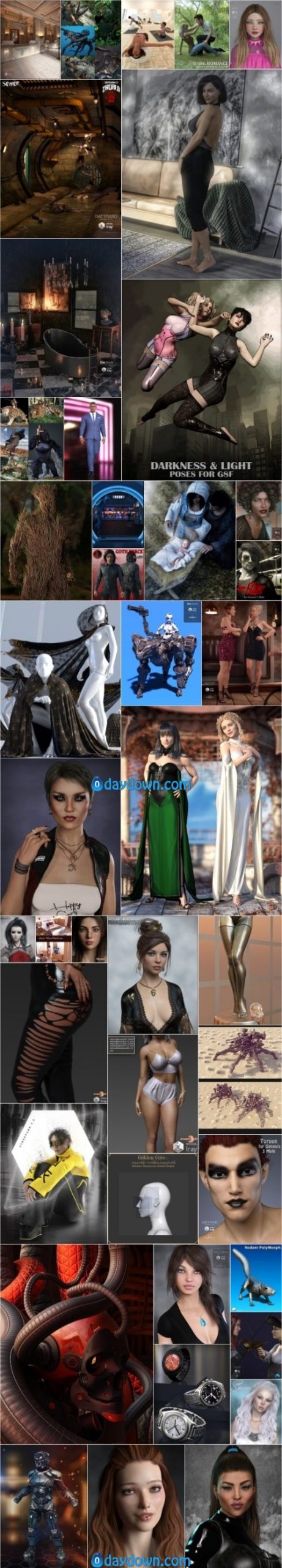 Daz 3D, Poser Bundle 8 January 2020