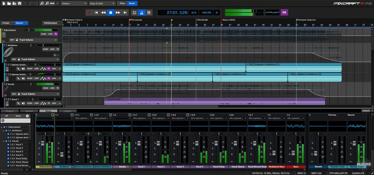 Acoustica MixCraft Pro Studio 9 v9.0.b452 Incl Keygen-R2R screenshot