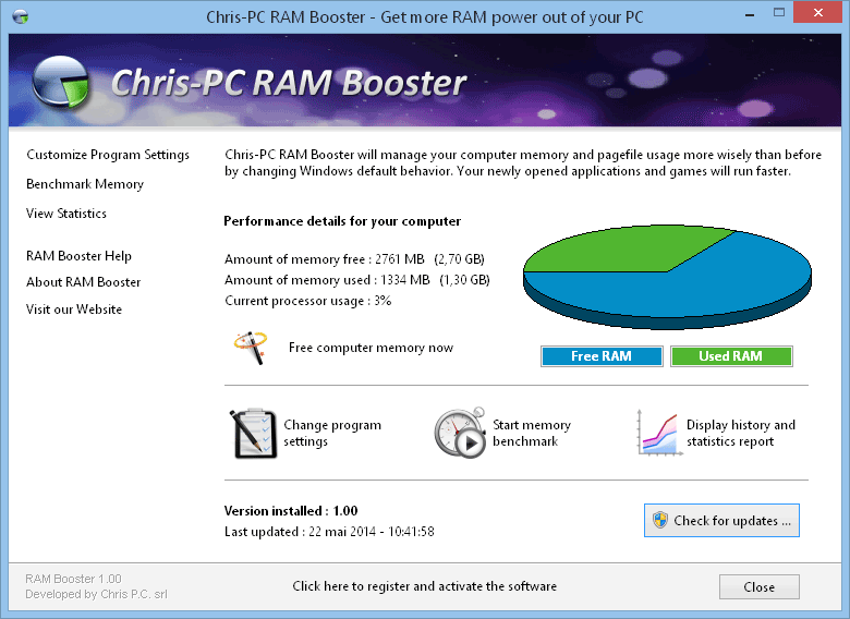 Chris-PC RAM Booster 4.92