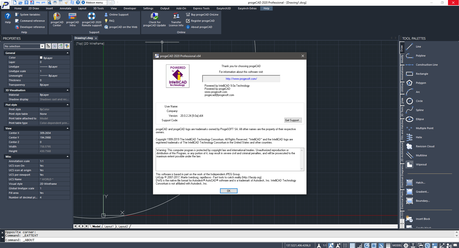 progeCAD Professional 2020 20.0.2.24 (x64)