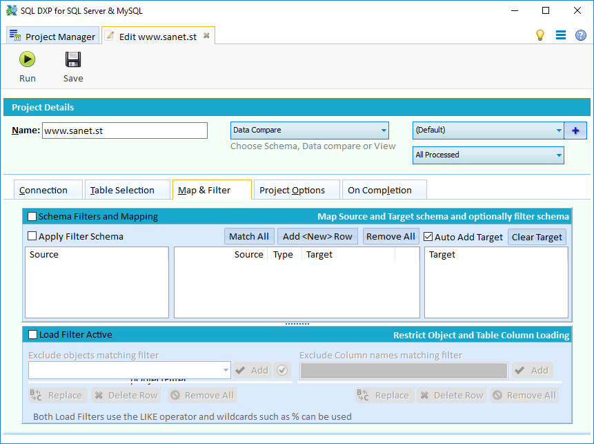 SQL DXP for SQL Server and MySQL 6.5.0.164