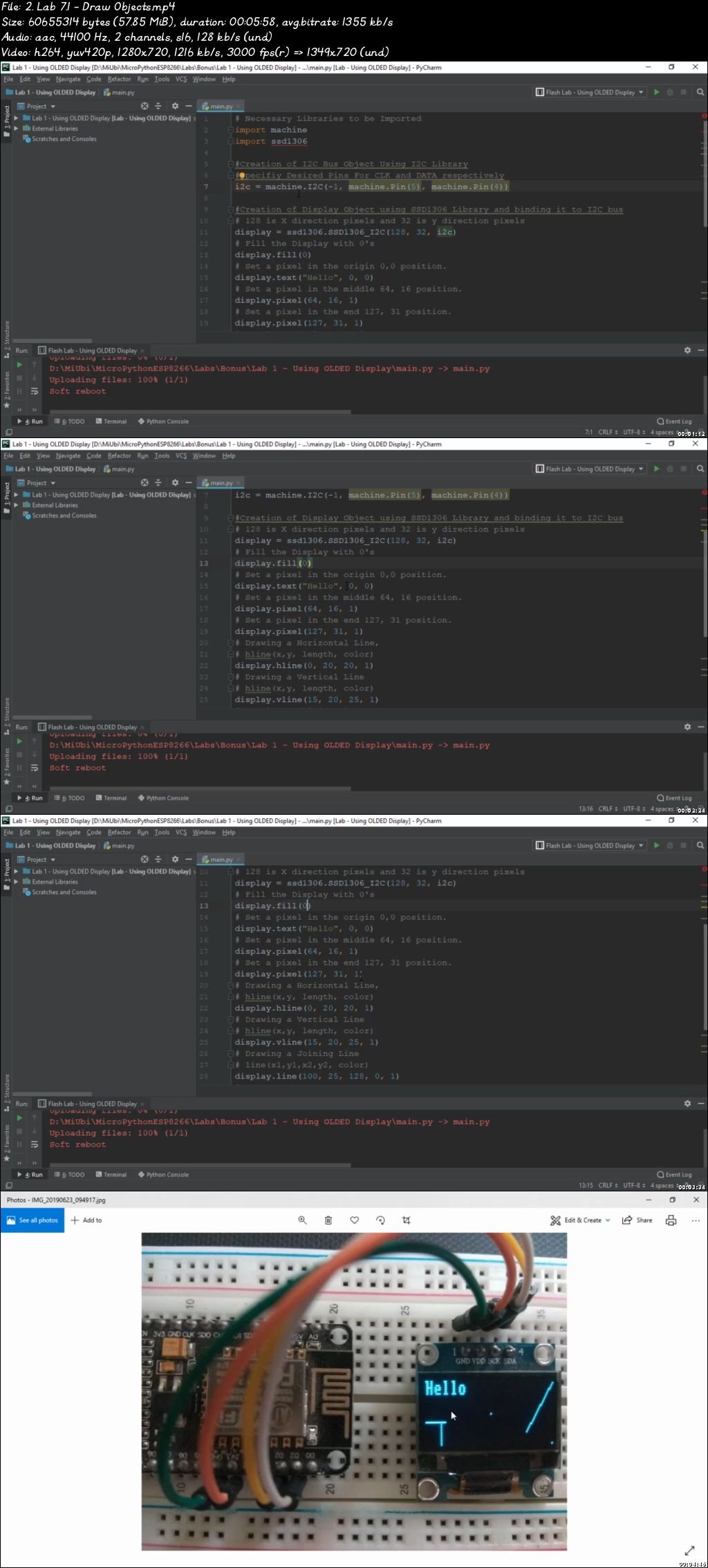  IOT using NodeMCU(Powered by ESP8266), MicroPython & PyCharm 