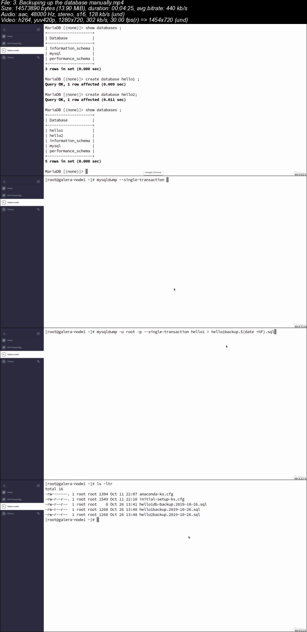  MariaDB Cluster on the fly with MYSQL useful realworld tips 