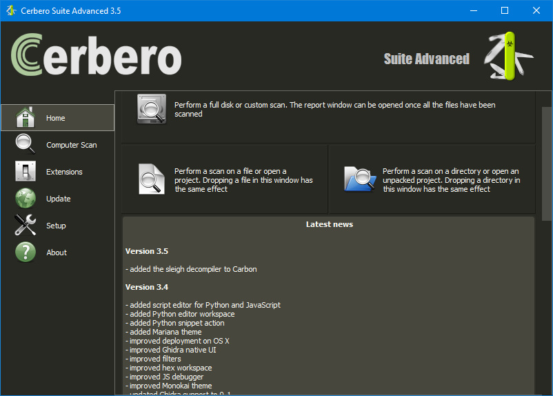 Cerbero Suite Advanced 3.5.0