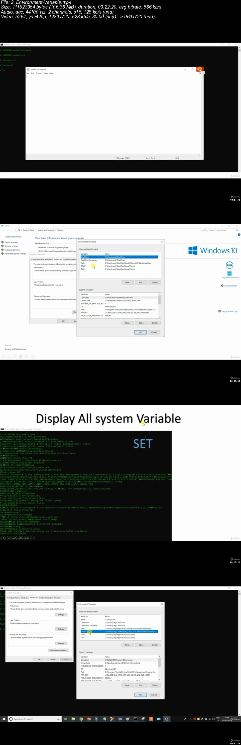  Windows Command Line 2020 :Complete New Zero to Hero Journey 