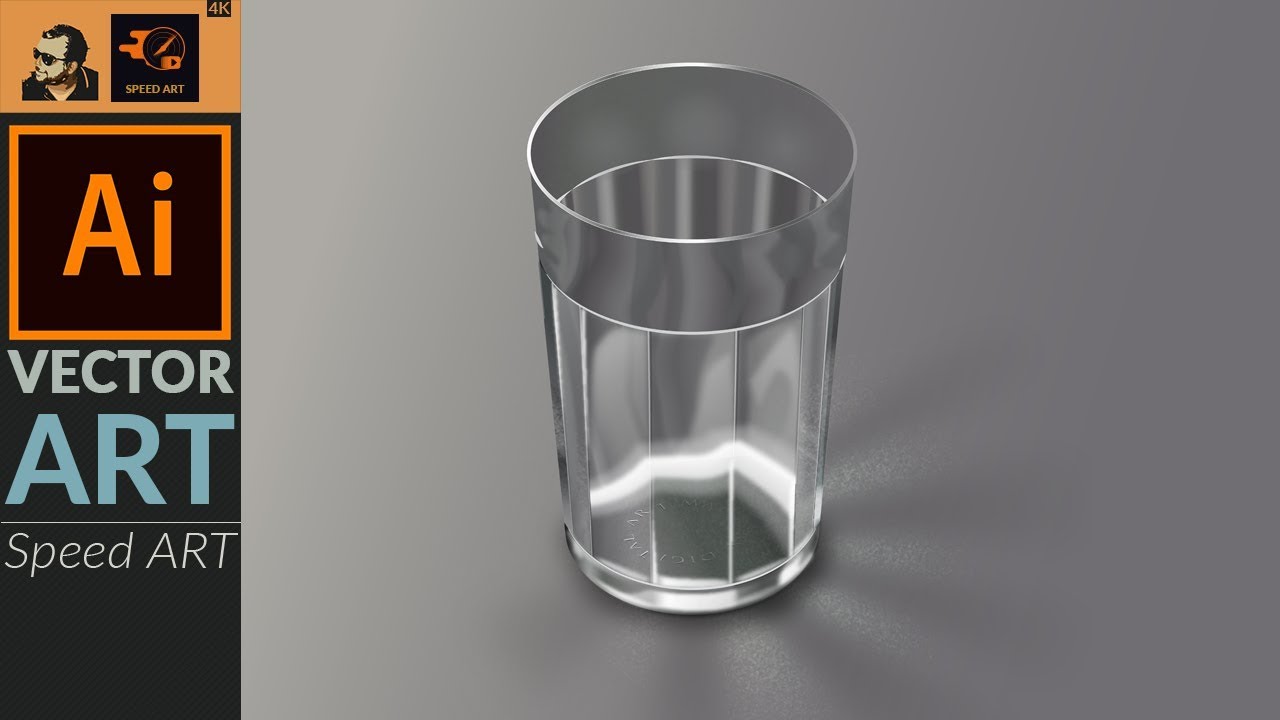 How To Draw a Realistic Glass in Adobe Illustrator CC