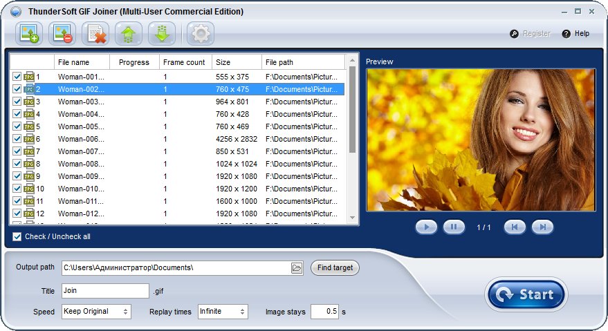 ThunderSoft GIF Joiner 2.7.0