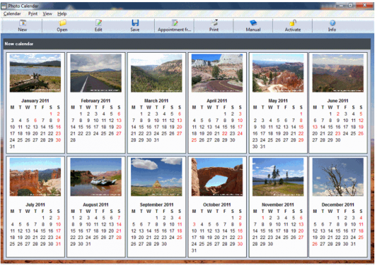 Softwarenetz Photo calendar 2.02 Multilingual