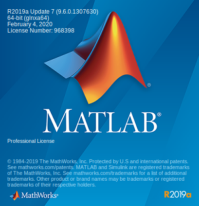 MathWorks MATLAB R2019a v9.6.0.1307630 Update 7 Only Linux x64