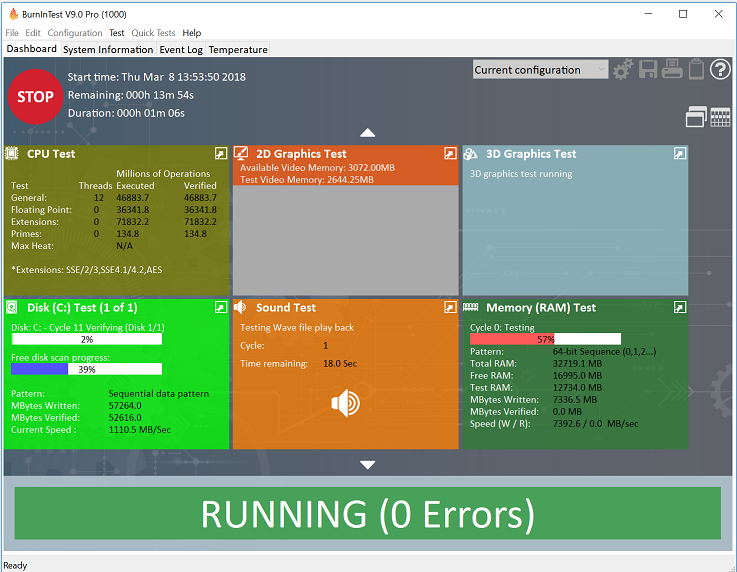 PassMark BurnInTest Pro 9.1 Build 1004 x64