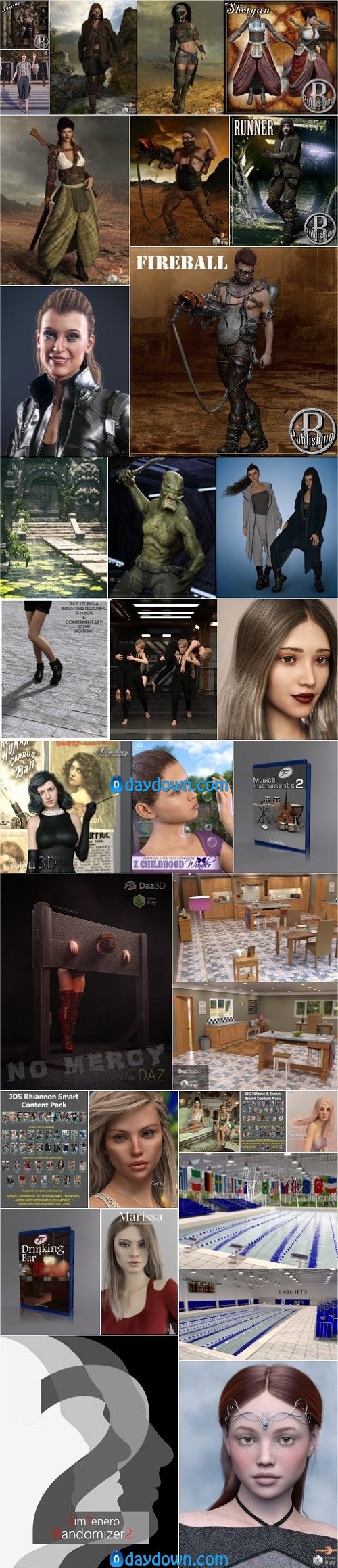 Daz 3D, Poser Bundle 5 March 2020