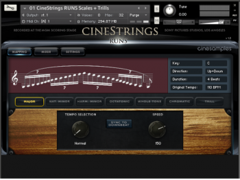 Cinesamples CineStrings RUNS v1.31 KONTAKT screenshot