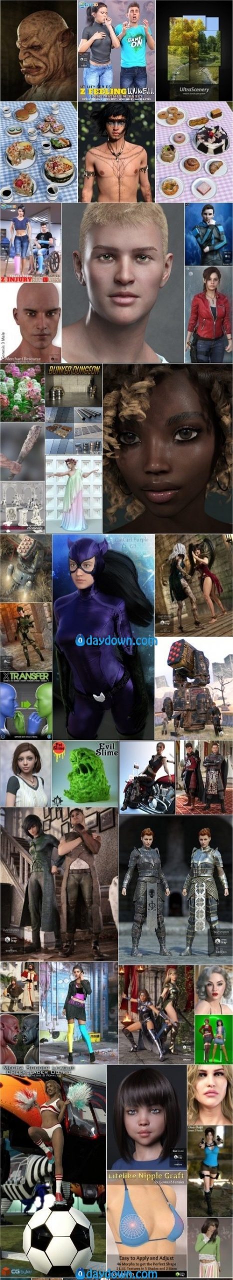 Daz 3D, Poser Bundle 8 March 2020