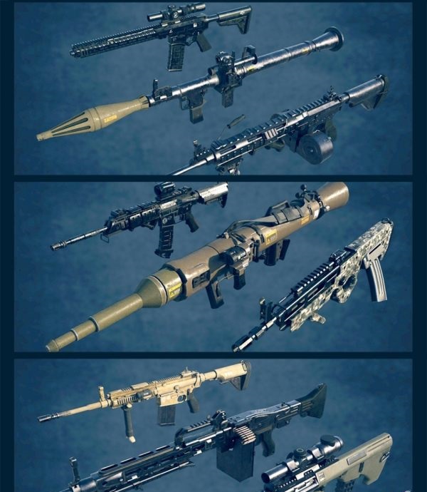 Military Weapons Bundle