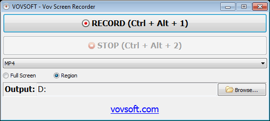 VovSoft Vov Screen Recorder 2.4